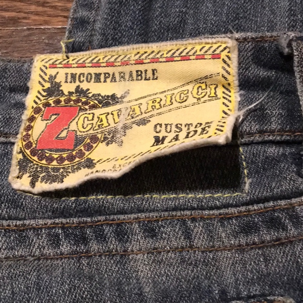 Vintage Z. Cavaricci Stone Wash Denim Y2K Women's Jeans Size 7 - Picture 3 of 11